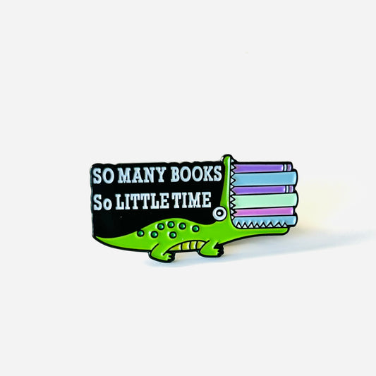 So Many Books Pin