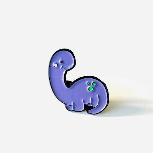 Purple Brachiosaurus Pin