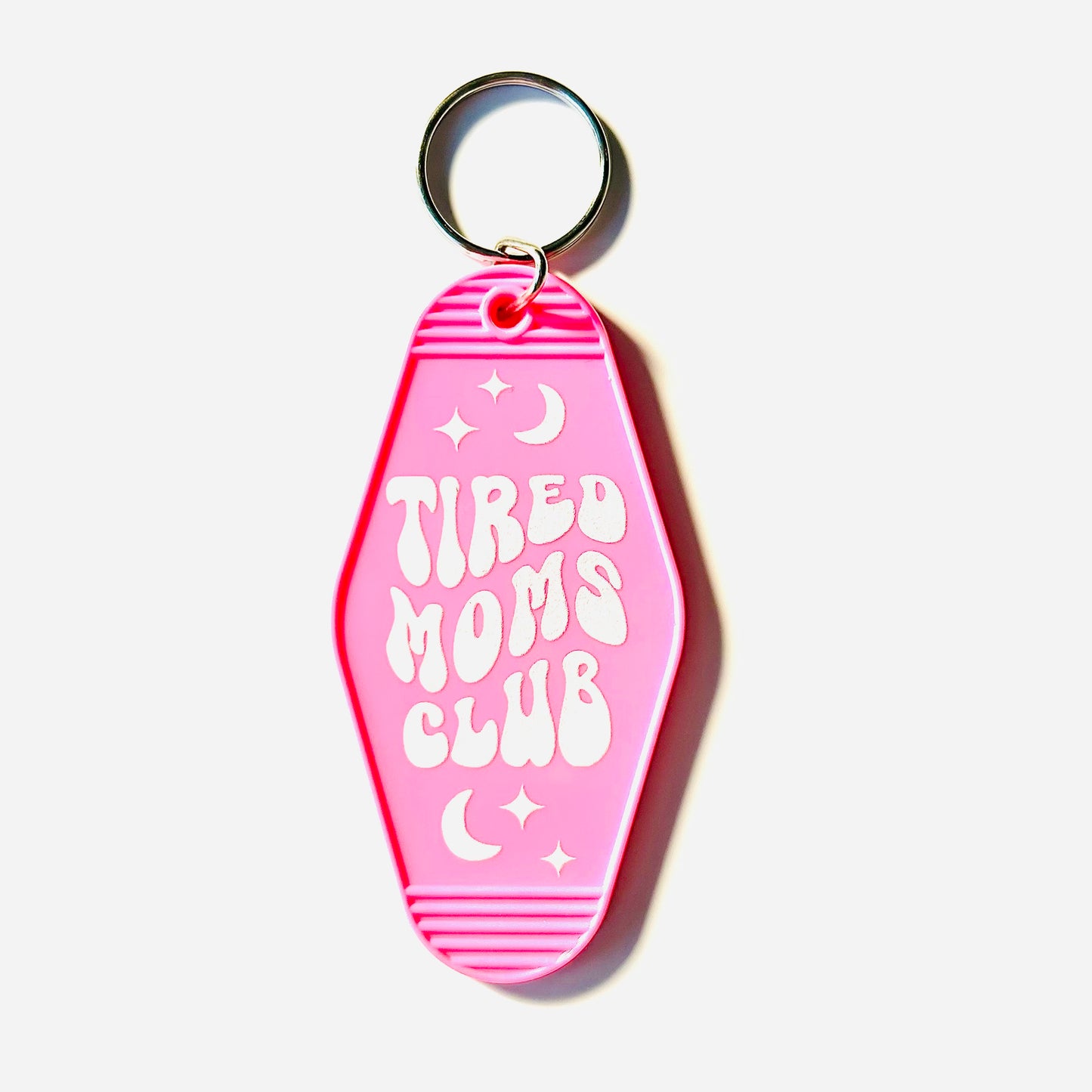 Tired Moms Club Keychain