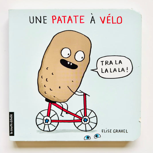 Une patate à vélo