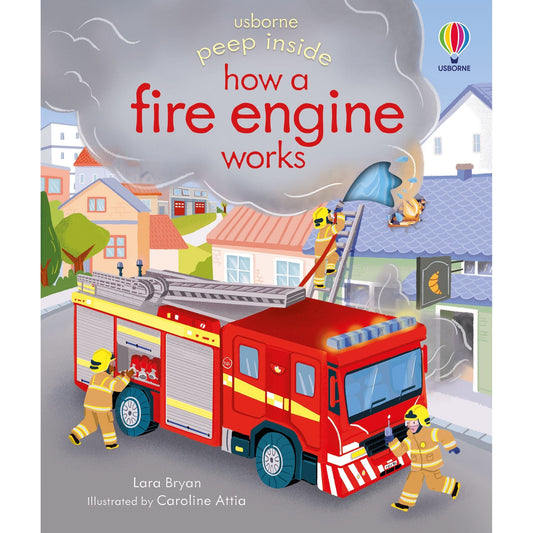 Usborne Peep Inside How a Fire Engine Works