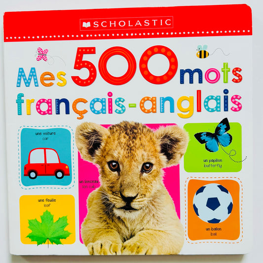 Mes 500 Mots Français-Anglais